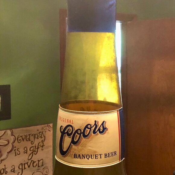 Coors Inflatable Blow Up Man Cave Garage Bar Beer Advertising Bottle - Picture 4 of 7